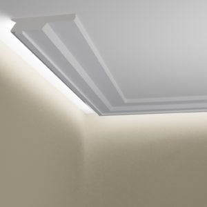 WSLA22 Sztukateria wewnetrzna listwa przysufitowa oswietlajaca sciane LED _pr