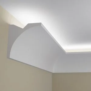 WSLS7_ Sztukateria, sufitowa listwa oświetleniowa listwa przysufitowa oswietlajaca sufit LED pr